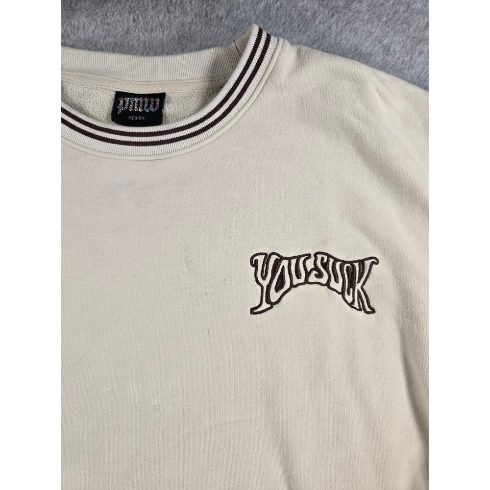 PayMoneyWubby PMW You Laugh You Lose Crewneck Medium Cotton Merch Twitch RARE‎